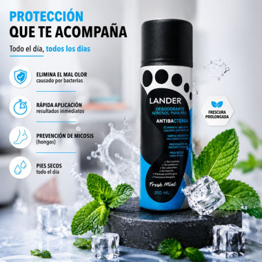 Desodorante De Pies For Men X 260 Ml Aerosol