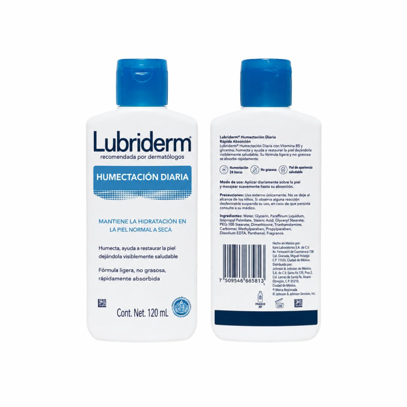 Lubriderm Pote 120ml Azul